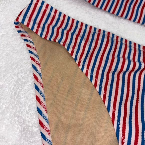 Old Navy Striped Bikini - Red, Blue, White - Picture 2 of 6
